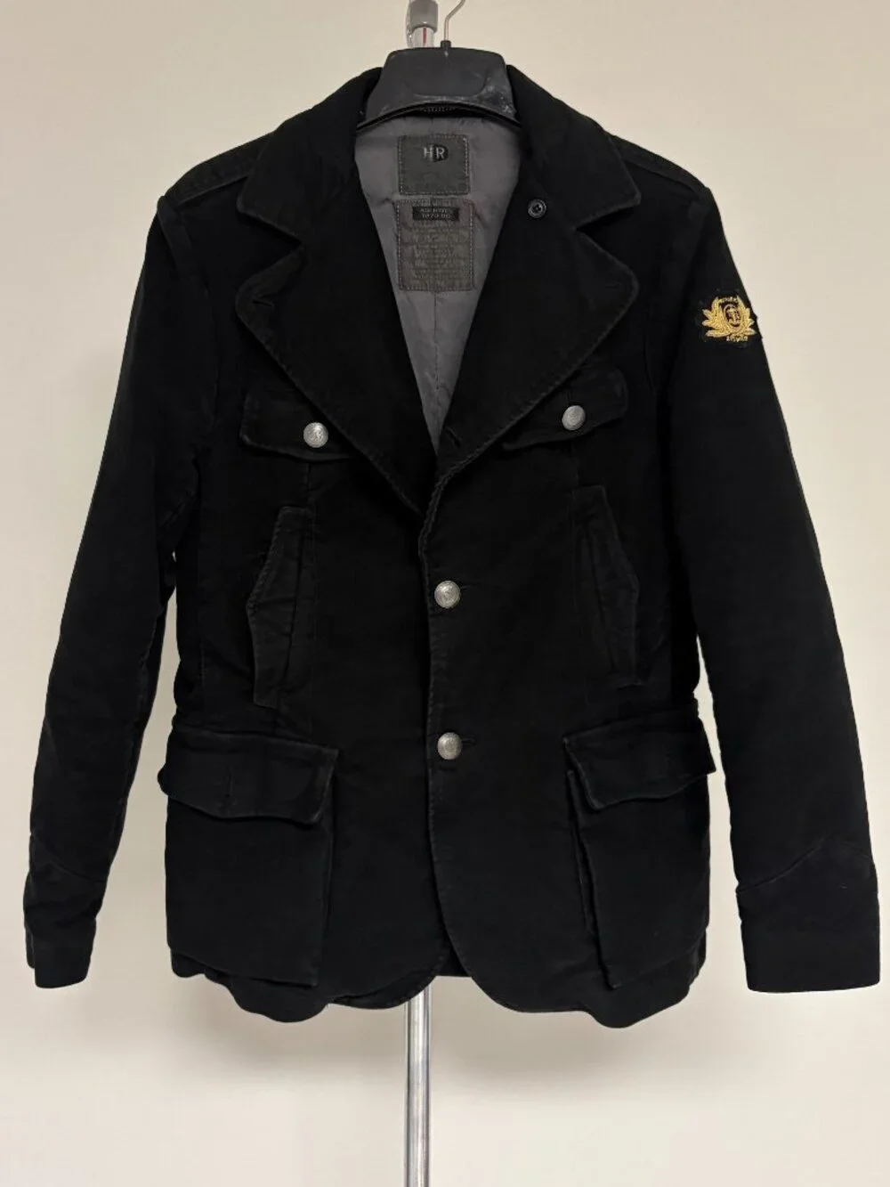 Historic Men's Jacket In Black Size M